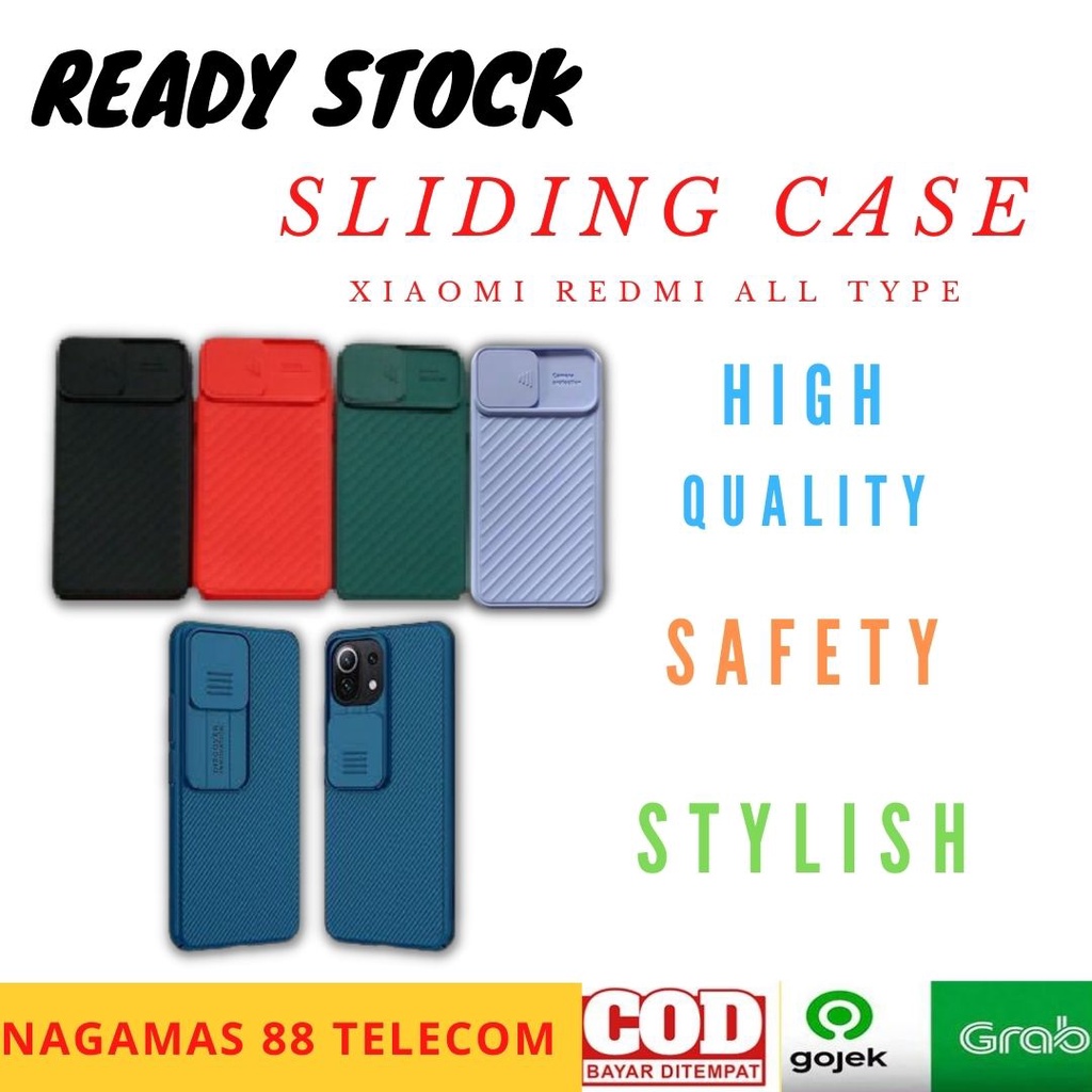 SOFT HARD CASE SARUNGHP SLIDING PREMIUM XIAOMI NOTE 10 NOTE 10 PRO