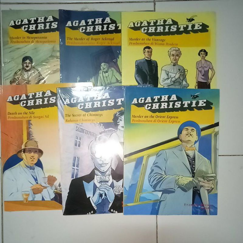 Komik Agatha Christie Seri Pembunuhan Set (6 Buku)