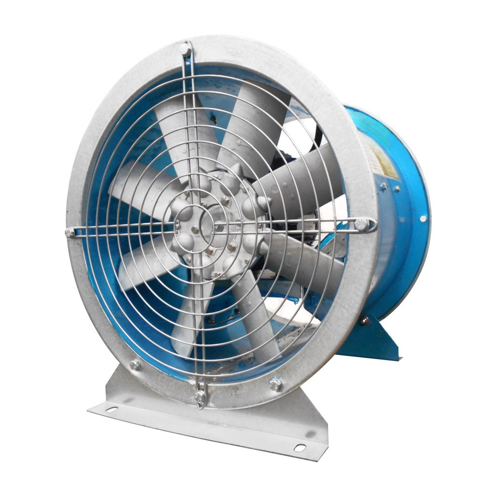 Axial Fan Drum CKE 16 Inch Industri 380v AFD-400GLV/8/1.1/2-HJ Blower Gedung Gudang Pabrik Restoran
