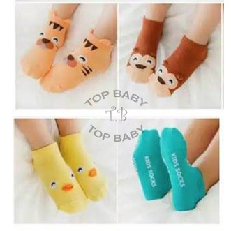 Kaos Kaki Bayi Animal 3D Import - 4465