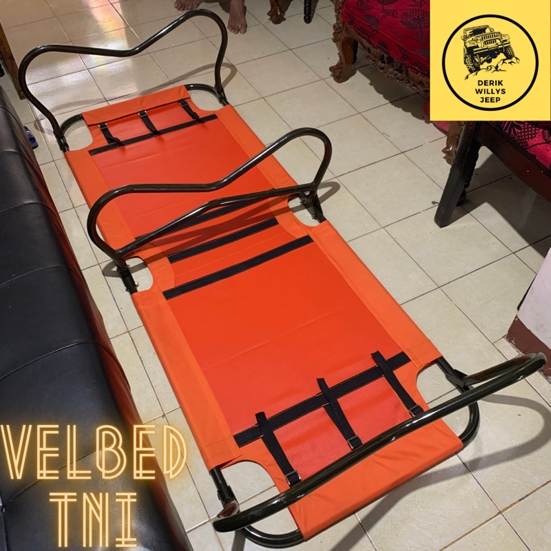 Velbed Besi Lipat 2 | Velbed Lipat TNI | Velbed Lipat Murah Berkualitas