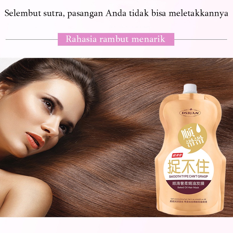 Masker rambut Masker rambut keratin Hair mask Hair mask keratin 250G Memperbaiki rambut rusak Mengurangi ujung bercabang Rambut rontok Mengembalikan rambut yang indah dan lembut