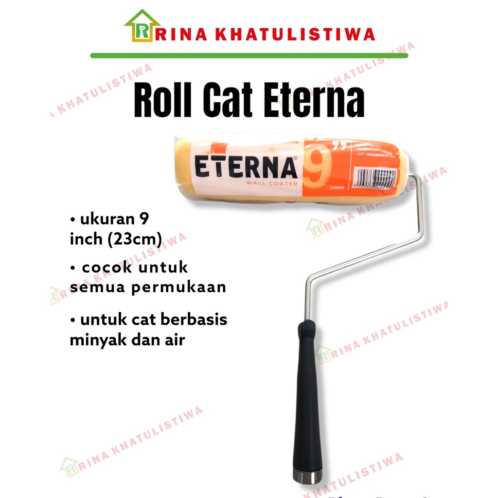 Kuas Roll Eterna 9 inch | Roll Cat Eterna 9 inch