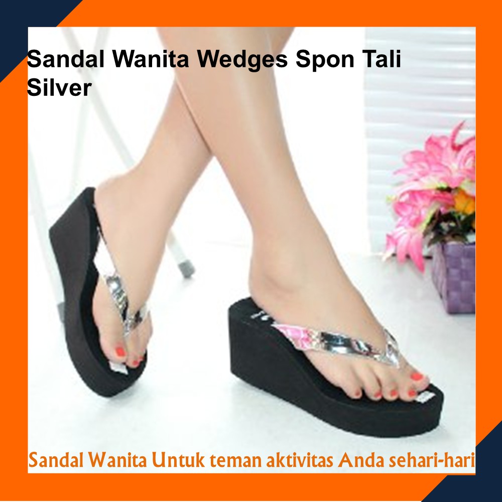 Sandal Wedges Wanita SW SPONS S6 Sandal Wedges Spon Wanita Sandal Wedges Wanita Fashion Terbaru