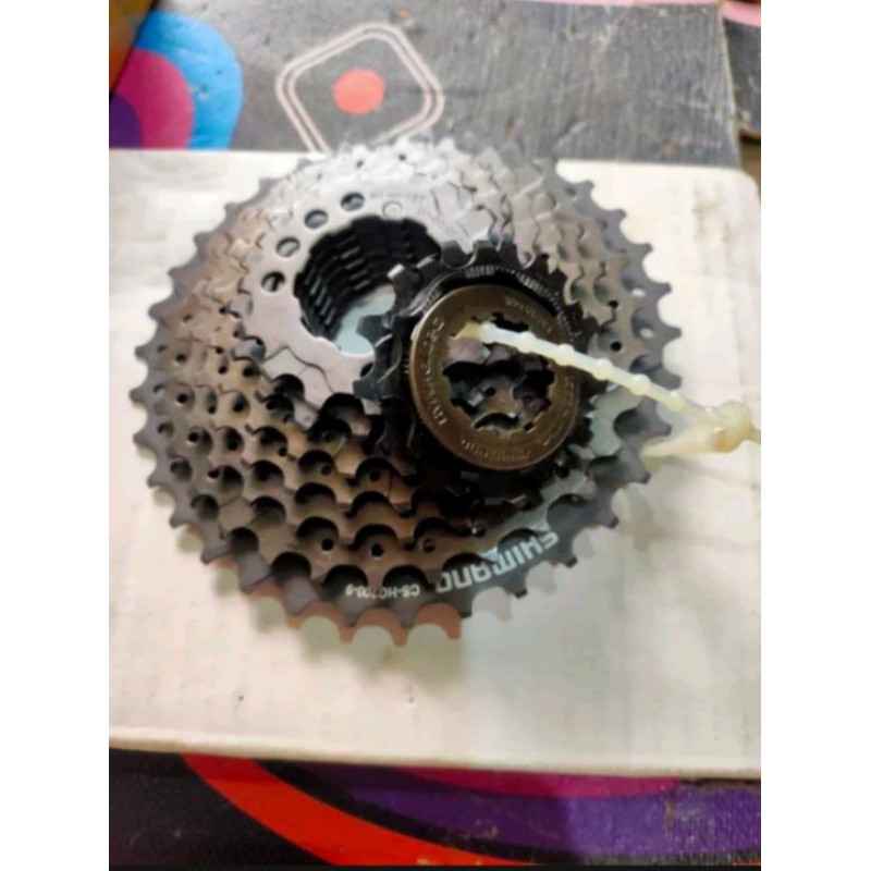 SPROCKET CASSETE SHIMANO HG200 11-34T 9speed 
