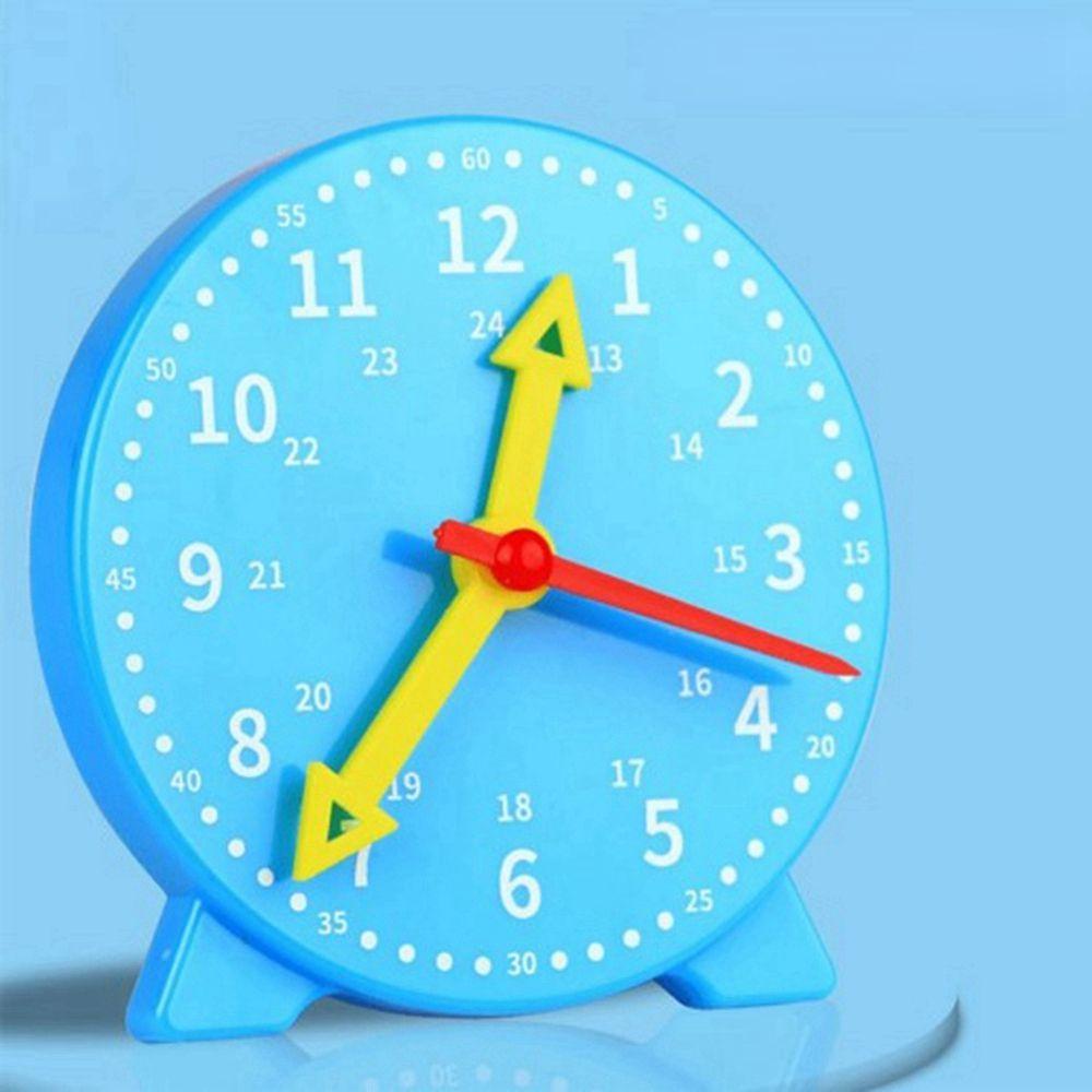 Quinton Kids Clock Digital Round Untuk Pelajar Edukasi Dini Jam Kecil Menit Kognisi Kedua Mainan Edukasi Anak