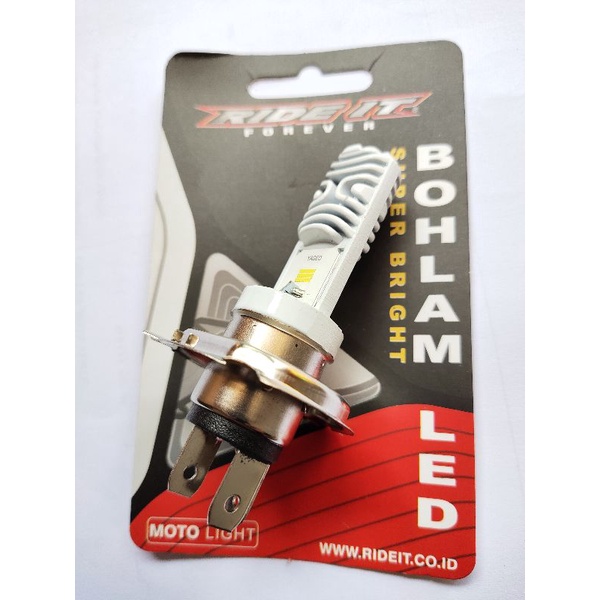 Bohlam/Bolam Lampu Depan LED 2 Sisi H4 Vixion Old/New