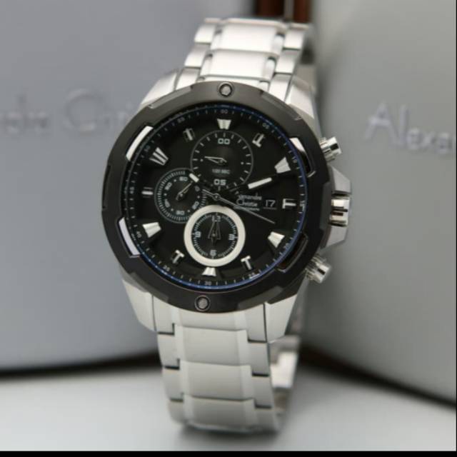 Jam pria ALEXANDRE CHRISTIE AC6305MC SILVER