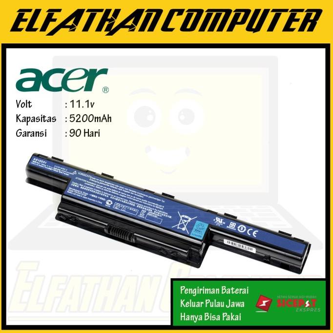 Baterai Batre laptop Acer Aspire 4738, 4739, 4741, 4750, 4752, 4755 | Komponen Laptop