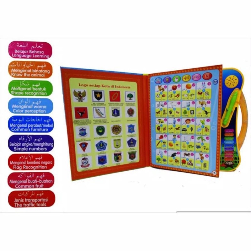 BUKU PINTAR ELEKTRONIK BUAT ANAK BELAJAR 4 BAHASA EDUKASI E-BOOK-3