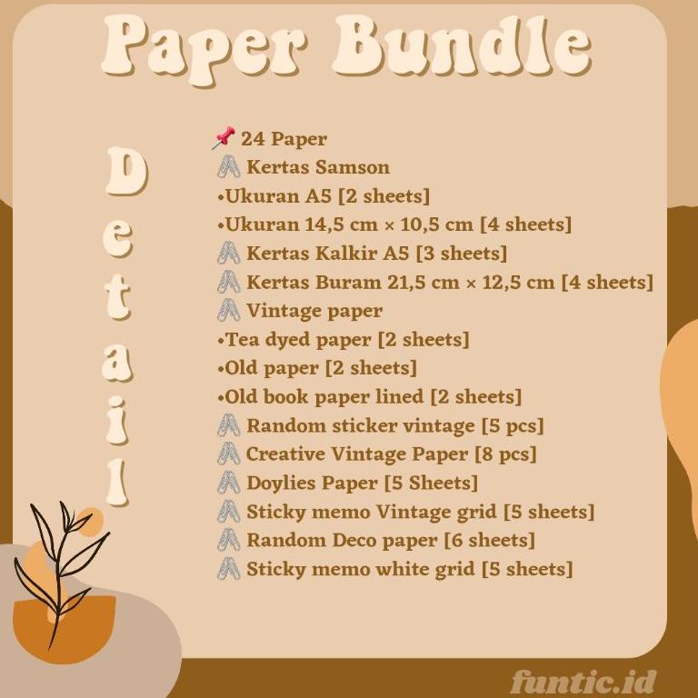 Journal kit Vintage aesthetic DIY Scrapbook kit Journaling set Bujo kit murah ACMPD5481