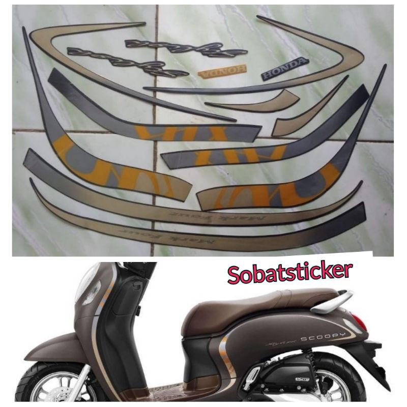 striping sticker lis scoopy 2021 abu