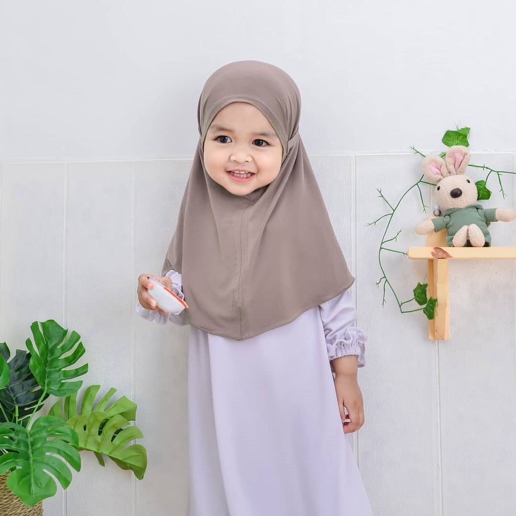 Jilbab Anak / Khimar Anak Tali Diamond Umur 1-10 Tahun