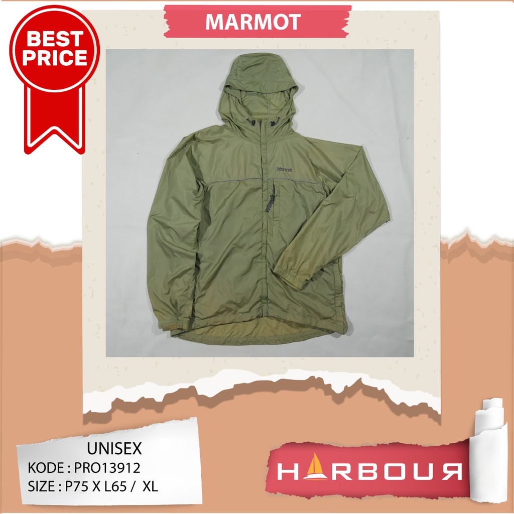 MARMOT Jaket Gunung Outdoor Second Original Waterproof Windproof PRO13912