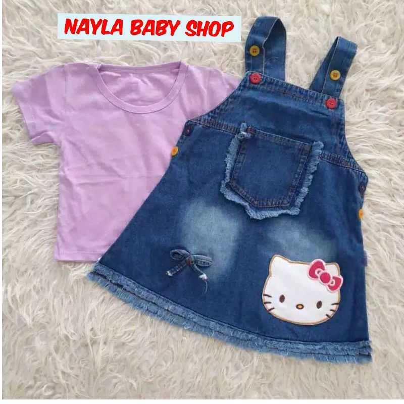 Dress Levis Anak Perempuan /Rok Werpak Levis Anak Perempuan/Rok Levis Anak Perempuan