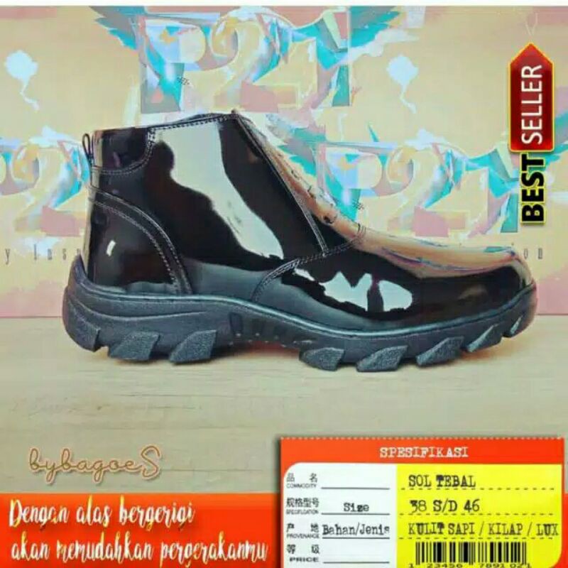 SEPATU P21 PDH/PDL SUS TNI, POLRI