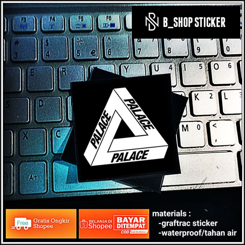 

stiker distro logo palace