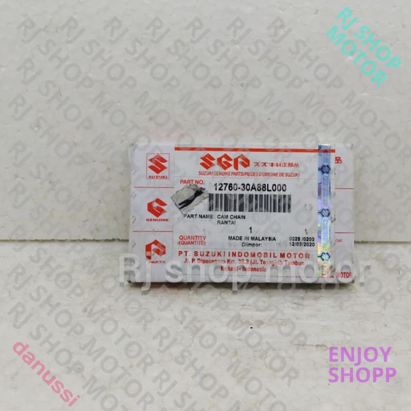 (100% ASLI ) Rantai keteng/Rantai mesin Shogun110 12760-30A88L000 Keren Bos