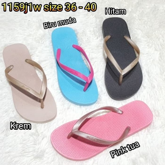 1159new sendal sandal jepit wanita luofu