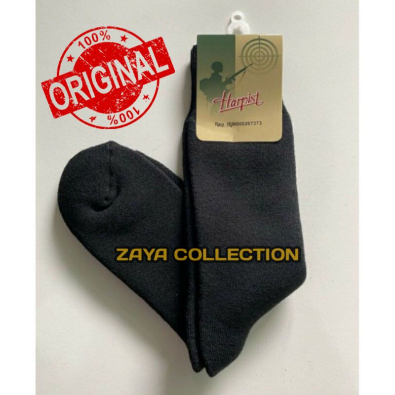 Kaos kaki PDL Harpist Hitam - Kaos kaki Hitam pdl tebal harpist original