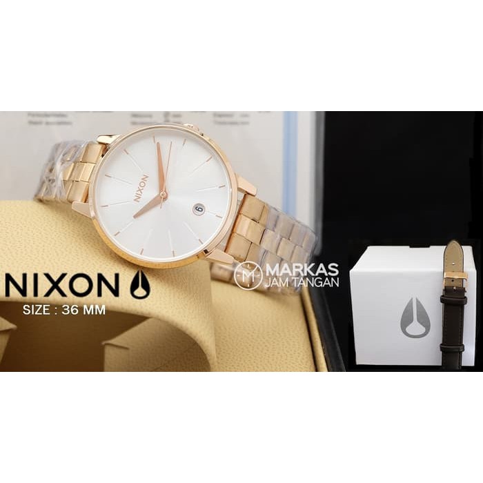 Jam Tangan Wanita Nixon Simple Stainless Steel Set | MRKS
