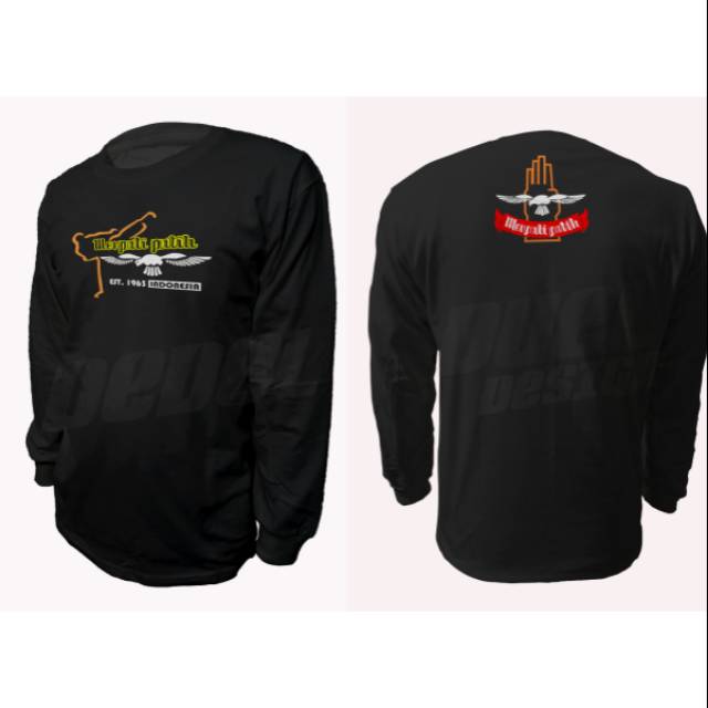 tshirt-kaos lengan panjang merpati putih