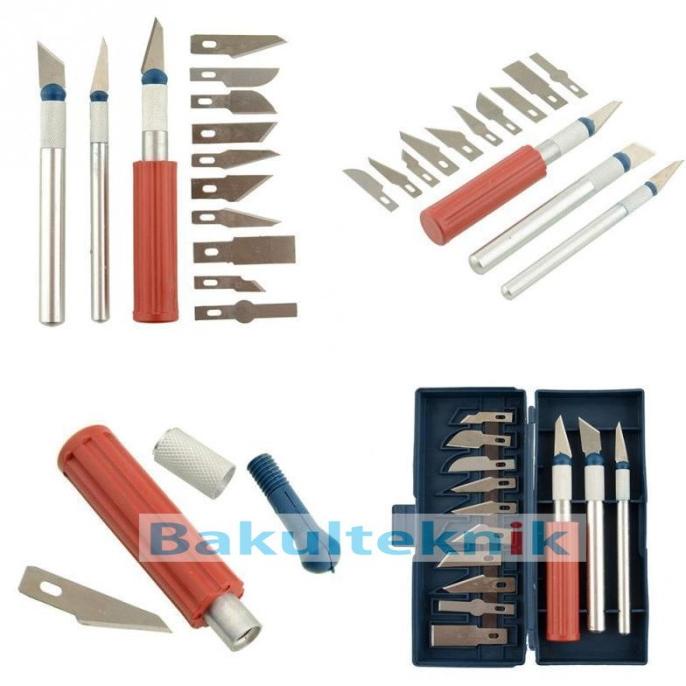 

Cutter Set Atau Pen Cutter Carving Sculpting Set Isi 16pc PROMO MURAH