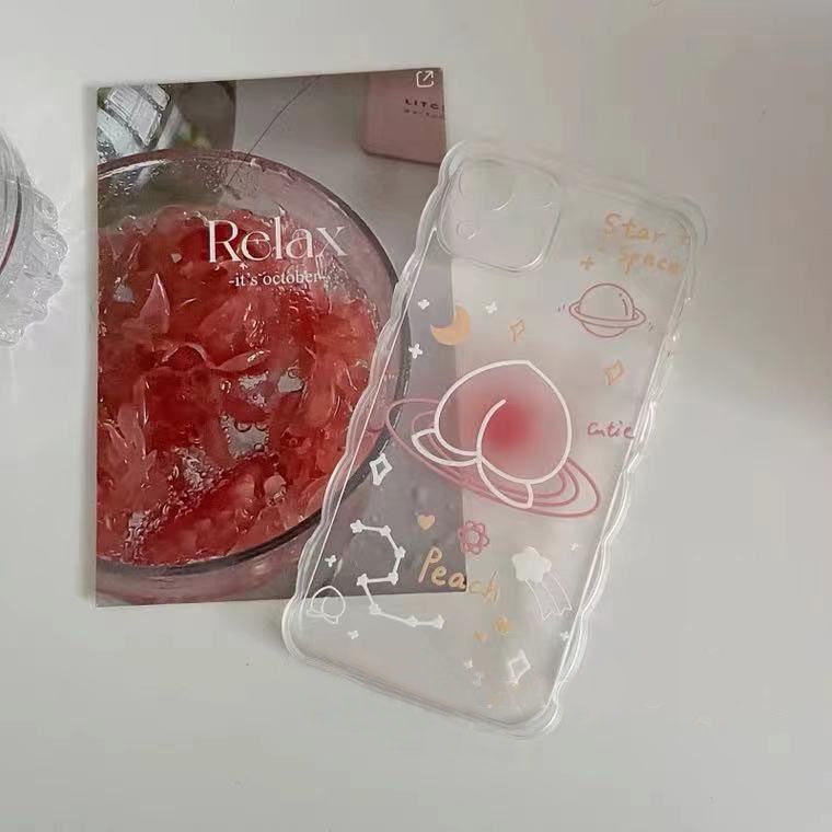 Soft Case Desain Pear Plating Untuk iPhone 13 13pro 12promaxSE2 2020 / 11 Pro MAX / 6S / 7 / 8 Plus / XR