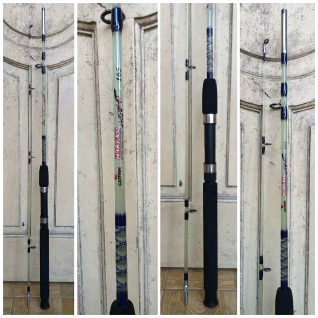 Joran Fiber Glass Catfish HARUKO Panjang 1 65 meter Dilengkapi DRAT pada Sambungan