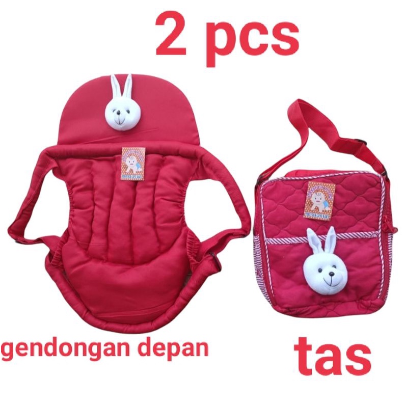 promooo!!2 in1 gendongan depan dan tas boneka kelinci