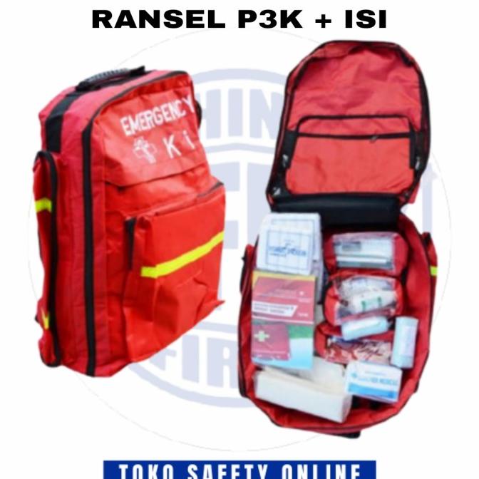 Tas Ransel P3K Isi Tipe C / Tas P3K Emergency Kit Ransel + Isi Obat
