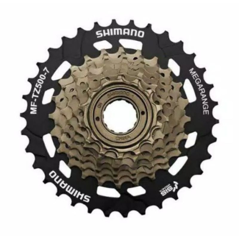 Sprocket Shimano Megarange 7 Speed  14 -- 34T Model Drat