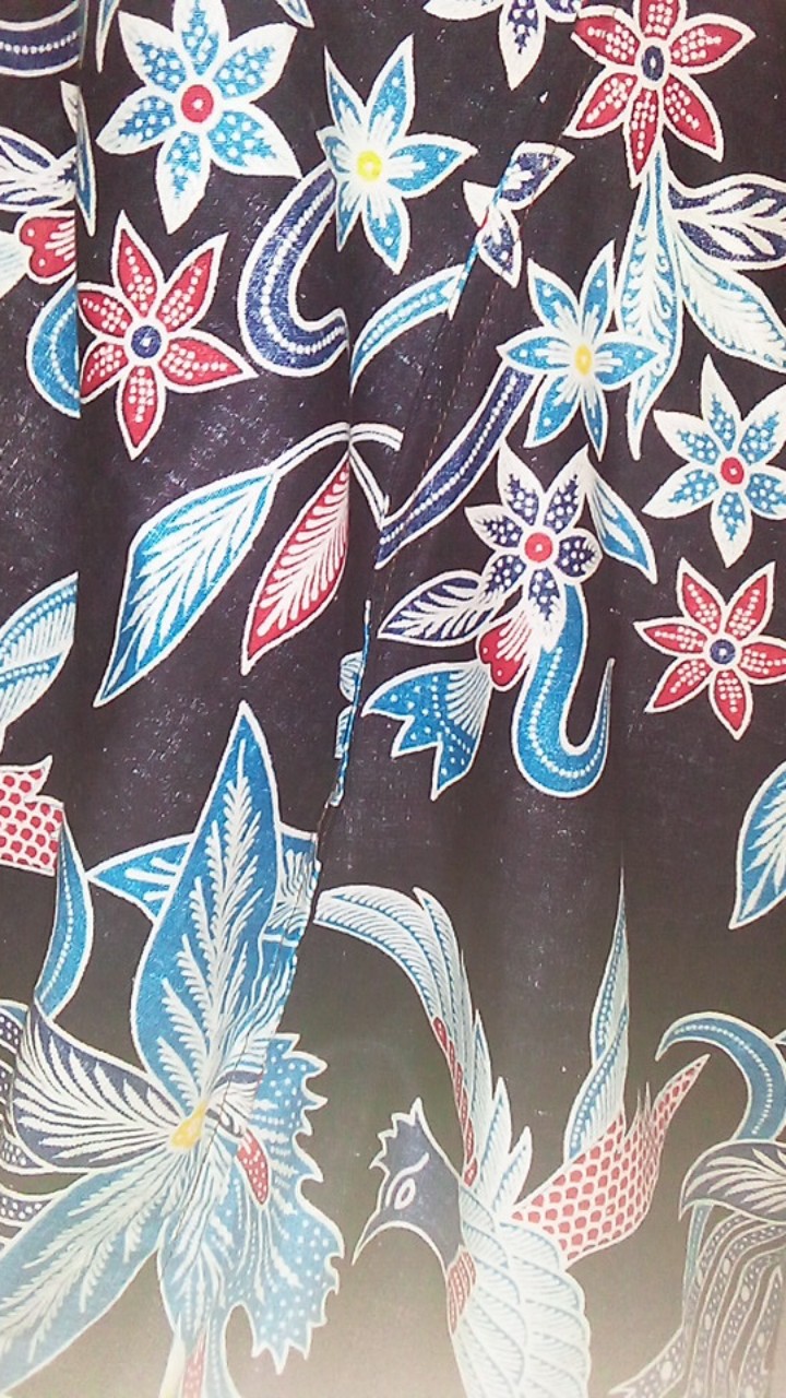 Tunik Batik Super Jumbo Shafira  Ld 136 Cm