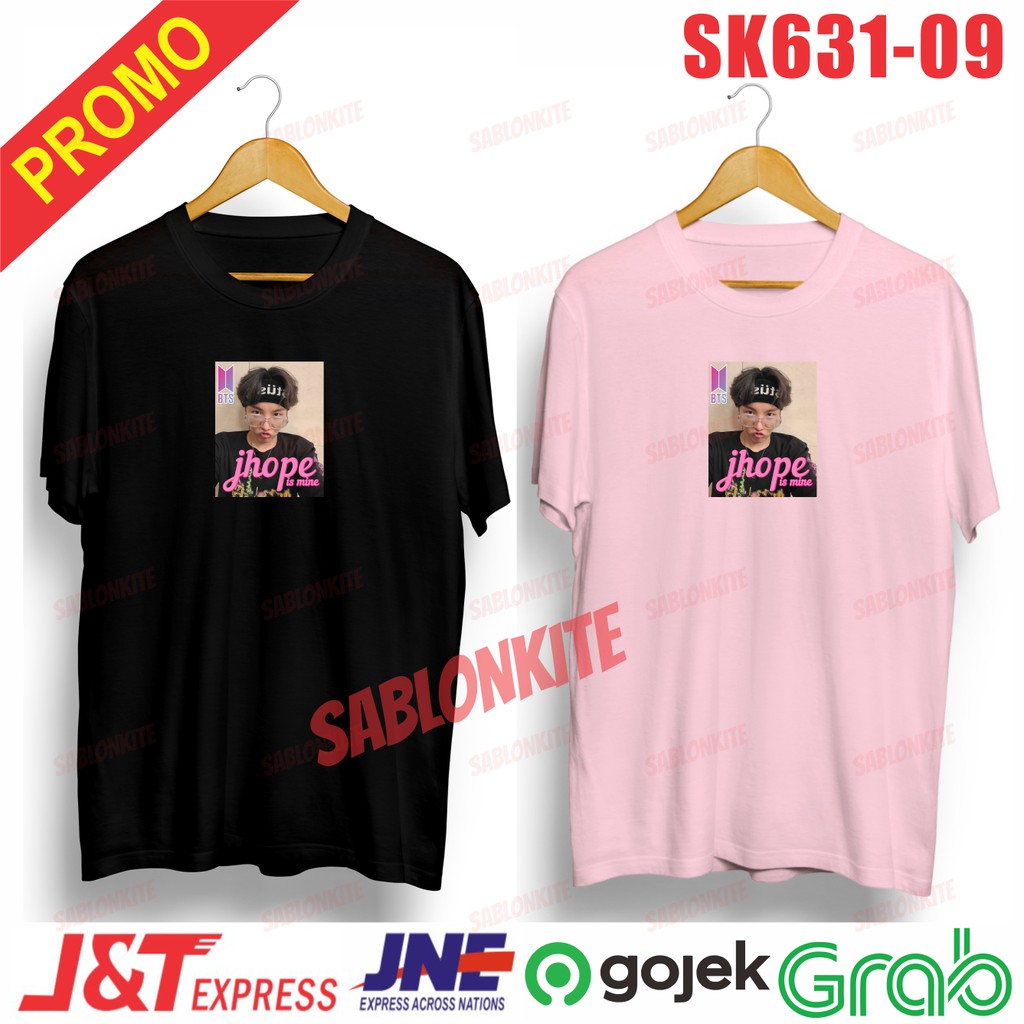 murah!!! kaos jhope KPOP sk631 unisex combed 30s