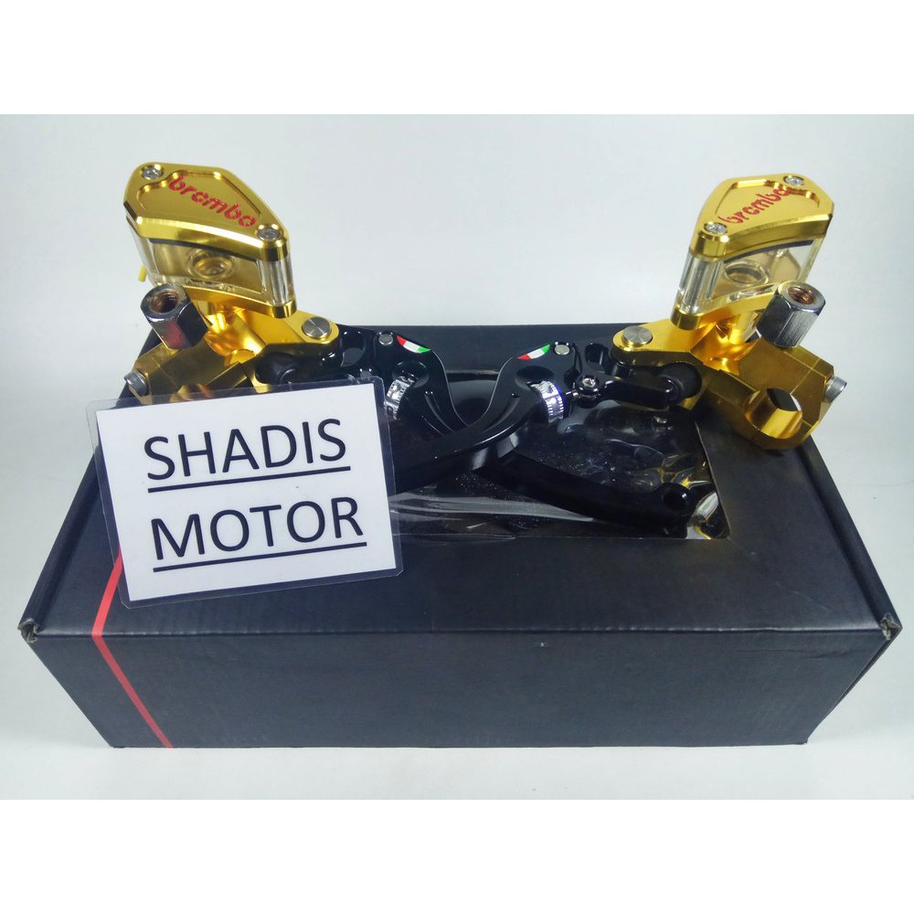 MASTER REM BREMBO ORIGINAL HIDROLIS PLUS KOPLING BLACK GOLD bac3