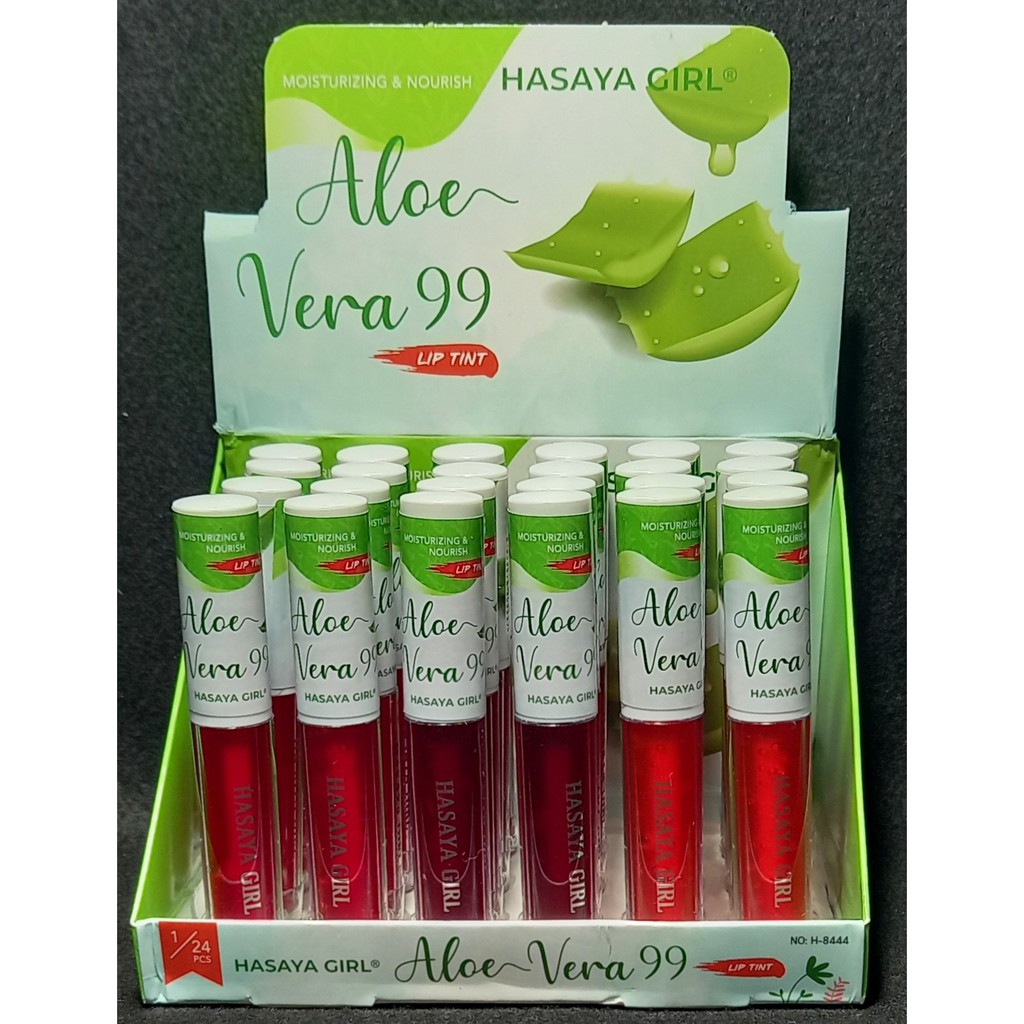 PROMO PER12PCS!!!LIP TIN HASAYA GIRL 99 ALOEVERA 8444