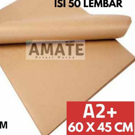 

PALING HOT!! (ppz-764) Kertas Samson Krafting 90 gsm A2 (60x45cm) isi 50 lembar
