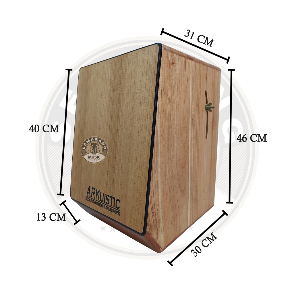 ORIGINAL!!! Cajon Elektrik ARKuistic Kahon Trapesium Drum Box Original