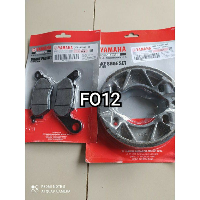 KAMPAS REM/DEPAN BELAKANG/YAMAHA/MIO SOUL KARBU/MIO SPORTY/MIO SMILE/MIO J/YAMAHA/ORI KAMPAS