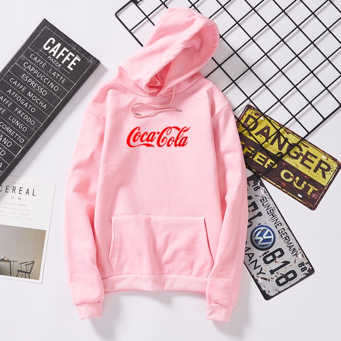 pink coca cola hoodie