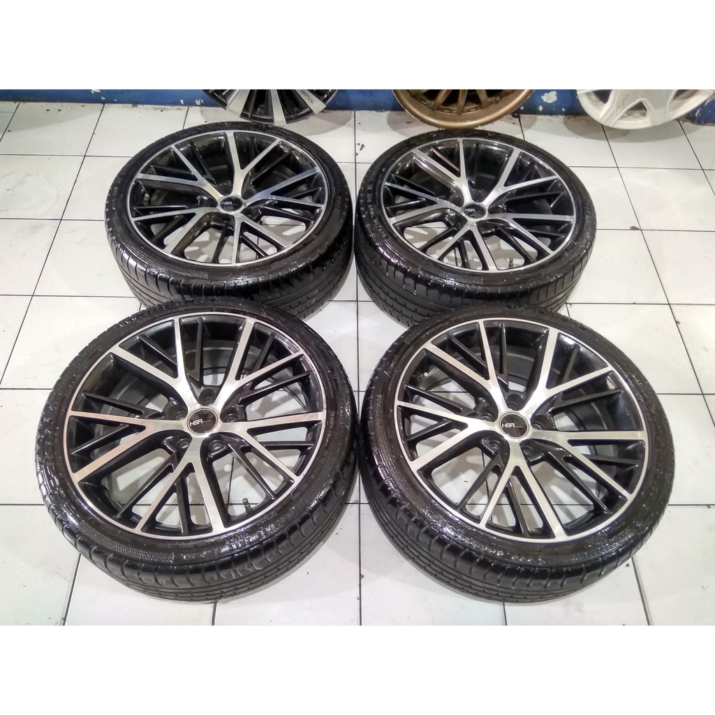 Tersedia Velg Seken Hsr Ring 19x8 plus ban 245 35 ring 19 acclera