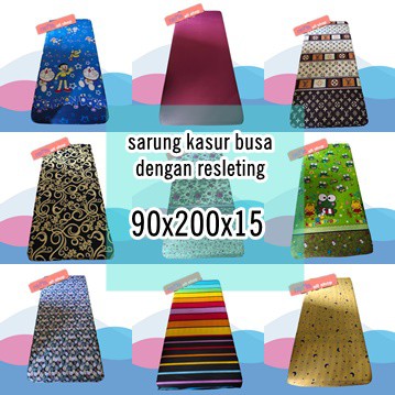 Sarung kasur resleting 90x200x15
