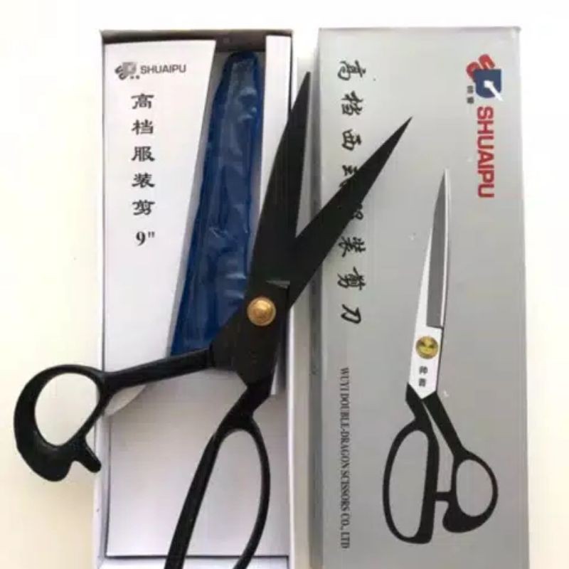 

Gunting kain merk shuaipu 9 inch tajam original