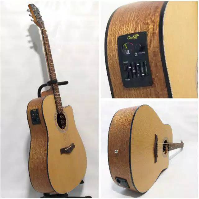 Gitar Akustik Elektrik Tuner Cowboy GWC-240NA GWC 240 NA Original Import paket-A