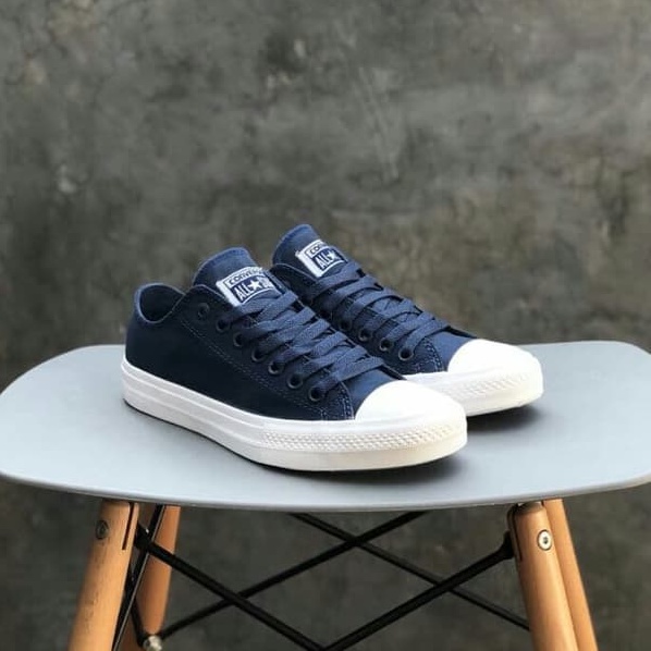 Sepatu Converse14 CT All_Star Fashion Sneakers Navy Blue Original Preium Made In Vietnam BNIB
