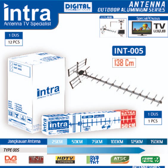 Intra Antena TV INT-005 Outdoor Analog Digital