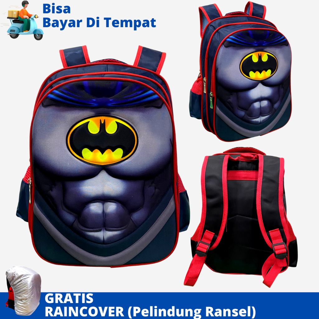 Tas Ransel Anak SD Import DSTR-1916 Ukuran SD Tas Sekolah Tas Anak Laki Laki