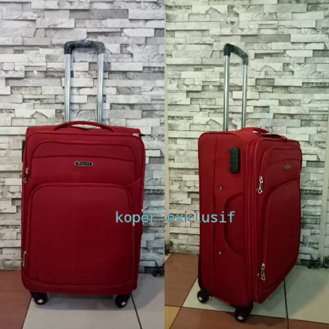 Koper kanvas polo ben roda 4 mutar size24inch bagasi