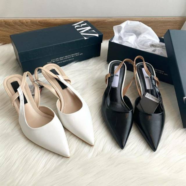 READY STOK DAN TURUN HARGA  Sepatu WANITA heels zara original Zara ori Zrsepatu kerja wanita zara
