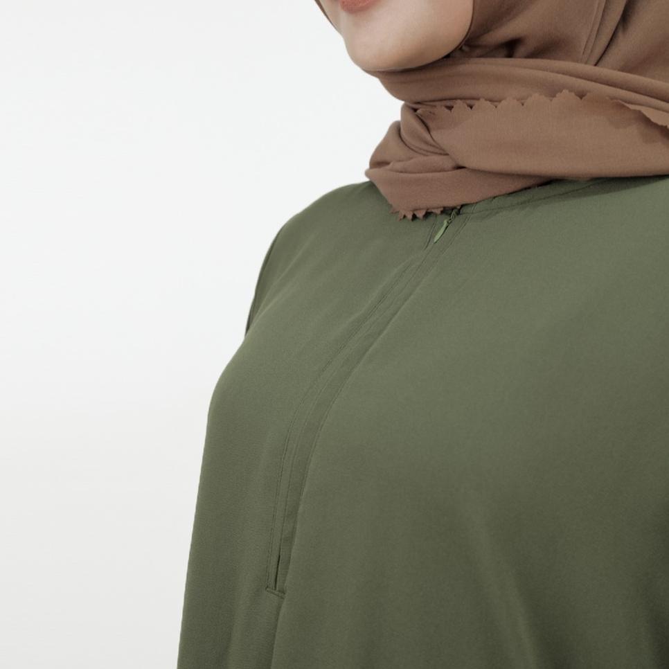 BRG.19Au22ᵀ ‣ Baju Tunik Wanita Hitam Putih  Panjang Polos Tunic Busui Oversize Import Jumbo Ld 120 